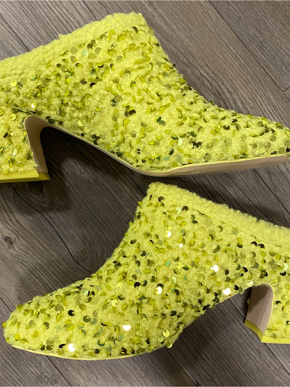 Circus NY by Sam Edelman Orin Mule - in acid line and all over sequins - Picture 5 of 7